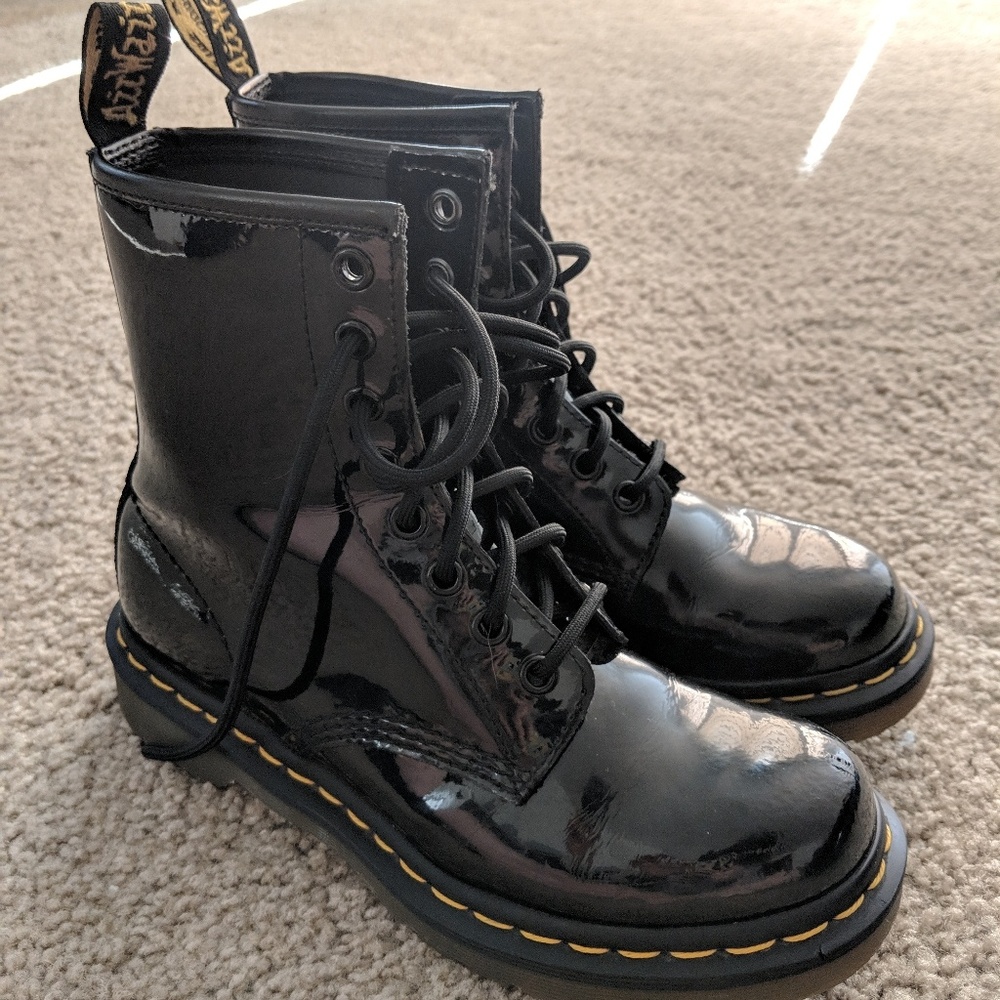 Dr. Martens Patent Leather Boots